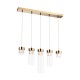 Suspensie GEM P0389-05E-F7AC Zumaline G9, Auriu, Polonia