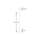 Pendul ENCELADUS P0428-01J-F4AC Zumaline LED, Crom, Polonia