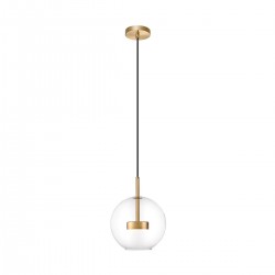 Pendul ENCELADUS P0428-01J-L4AC Zumaline LED, Auriu, Polonia