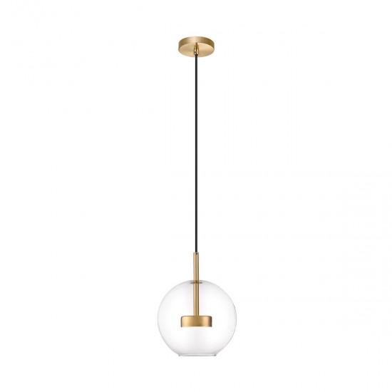 Pendul ENCELADUS P0428-01J-L4AC Zumaline LED, Auriu, Polonia