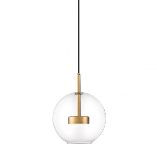 Pendul ENCELADUS P0428-01J-L4AC Zumaline LED, Auriu, Polonia