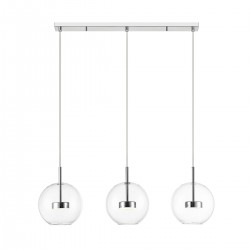 Suspensie ENCELADUS P0428-03J-B5AC Zumaline LED, Crom, Polonia