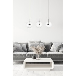 Suspensie ENCELADUS P0428-03J-B5AC Zumaline LED, Crom, Polonia