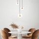 Suspensie ENCELADUS P0428-03L-L4AC Zumaline LED, Auriu, Polonia