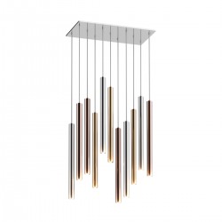 Suspensie LOYA P0461-11A-B5SC Zumaline LED, Argintiu, Polonia