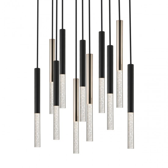 Suspensie ONE P0461-11L-P7SD Zumaline LED, Negru, Polonia