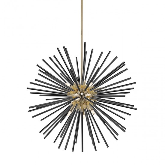 Suspensie URCHIN P0491-09C-F7BC Zumaline G9, Auriu, Polonia
