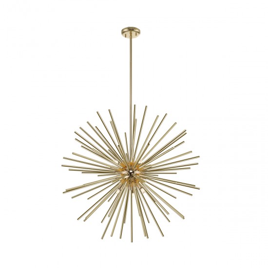 Suspensie URCHIN P0491-09C-F7DY Zumaline G9, Transparent, Polonia