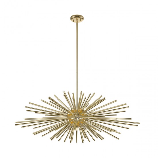Suspensie URCHIN P0491-09E-F7DY Zumaline G9, Transparent, Polonia