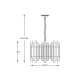 Candelabru ALEXANDRIA P0556-06D-V7V7 Zumaline G9, Auriu, Polonia