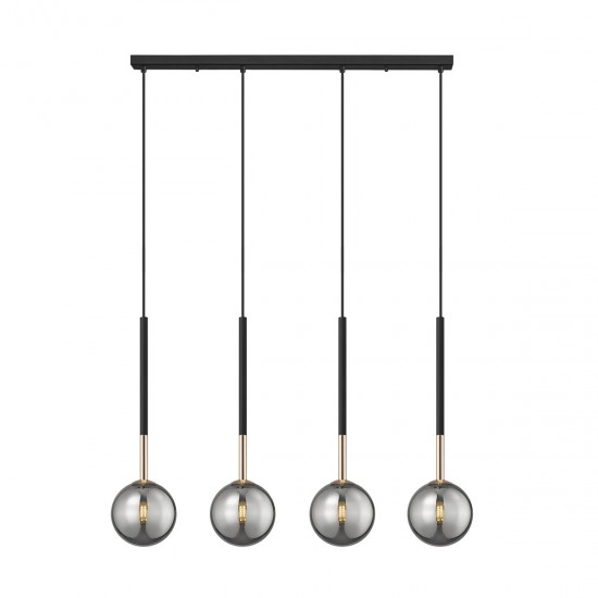 Suspensie ARCTURUS P0574-04D-SDFZ Zumaline G9, Negru, Polonia