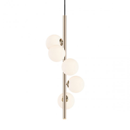 Suspensie ARCTURUS P0574-05E-F7AA Zumaline G9, Auriu, Polonia