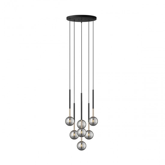 Suspensie ARCTURUS P0574-07F-SDFZ Zumaline G9, Negru, Polonia