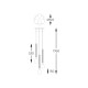 Suspensie MIDA P0583-03B-2GHF Zumaline G9, Alama, Polonia