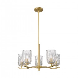 Candelabru TAZZA P0590-05B-V7AC Zumaline E14, Auriu, Polonia