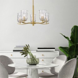 Candelabru TAZZA P0590-05B-V7AC Zumaline E14, Auriu, Polonia