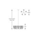 Candelabru TAZZA P0590-05B-V7AC Zumaline E14, Auriu, Polonia