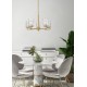 Candelabru TAZZA P0590-05B-V7AC Zumaline E14, Auriu, Polonia