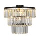 Candelabru TIFANNY P17127-4-BK Zumaline E14, Negru, Polonia