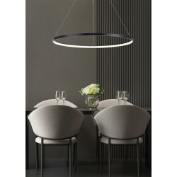 Suspensie HORIK PEN89424-60BK Zumaline LED, Negru, Polonia