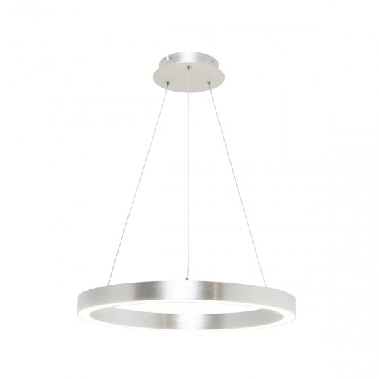 Suspensie CARLO PL200910-400-SL Zumaline LED, Argintiu, Polonia