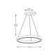 Suspensie CARLO PL200910-500-GD Zumaline LED, Auriu, Polonia