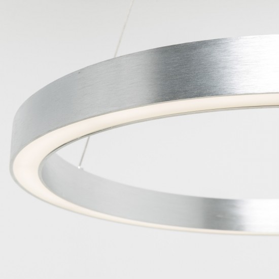 Suspensie CARLO PL200910-500-SL Zumaline LED, Argintiu, Polonia