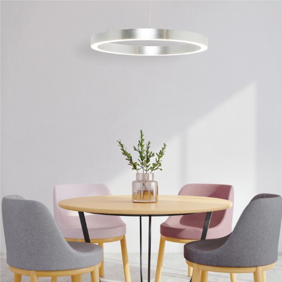 Suspensie CARLO PL200910-500-SL Zumaline LED, Argintiu, Polonia