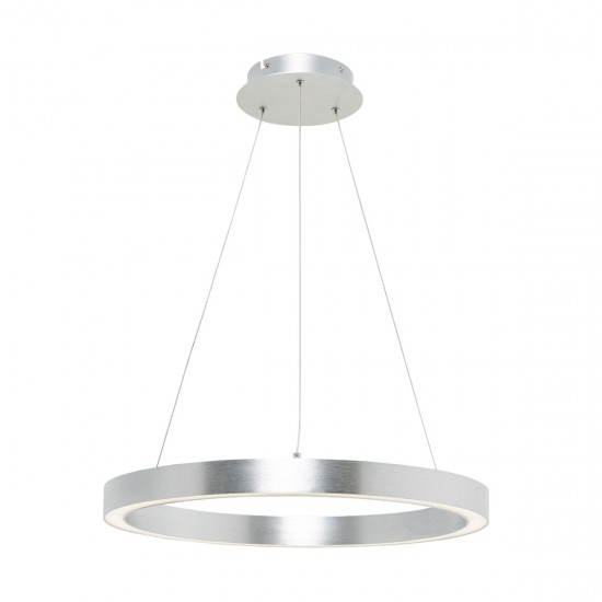 Suspensie CARLO PL200910-600-SL Zumaline LED, Argintiu, Polonia