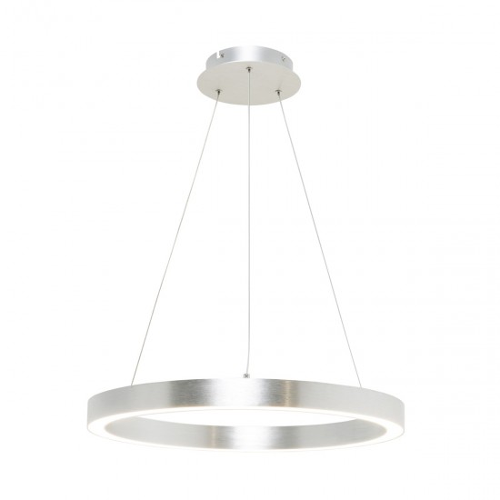 Suspensie CARLO PL200910-600-SL Zumaline LED, Argintiu, Polonia