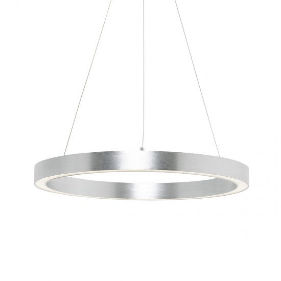 Suspensie CARLO PL200910-600-SL Zumaline LED, Argintiu, Polonia