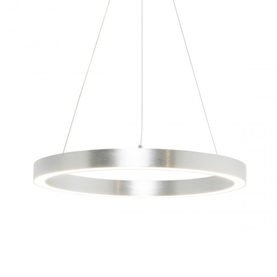 Suspensie CARLO PL200910-600-SL Zumaline LED, Argintiu, Polonia