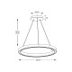 Suspensie CARLO PL200910-600-SL Zumaline LED, Argintiu, Polonia