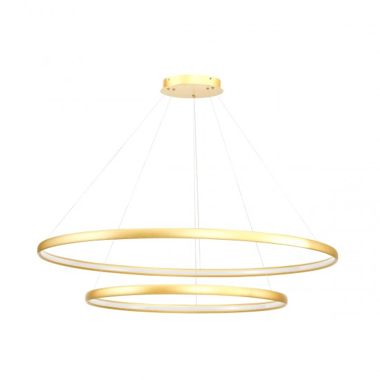 Suspensie CARLO PL210503-800+1200-GD Zumaline LED, Auriu, Polonia