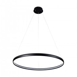 Suspensie CARLO PL210503-800-BK Zumaline LED, Negru, Polonia