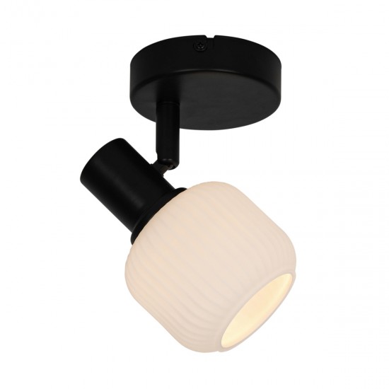 Plafoniera STEM R5021009A-1R Zumaline E14, Negru, Polonia