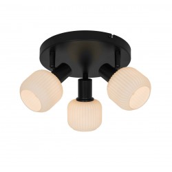Lustra Plafon STEM R5021009A-3R Zumaline E14, Negru, Polonia
