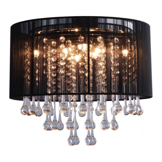 Lustra Plafon VERONA RLX92174-8B Zumaline G9, Negru, Polonia