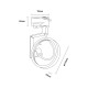 Downlight Sina 1 Faza MASTER TRACK TLS002-BK Zumaline GU10, Negru, Polonia