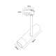Downlight Sina 1 Faza LISA TRACK TLS004-WH Zumaline GU10, Alb, Polonia
