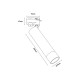 Downlight Sina 1 Faza LULU TRACK TLS005-BK Zumaline GU10, Negru, Polonia