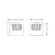 Aplica GEM W0389-01A-B5AC Zumaline LED, Crom, Polonia
