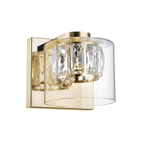 Aplica GEM W0389-01A-F7AC Zumaline LED, Auriu, Polonia