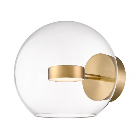 Aplica ENCELADUS W0428-01D-L4AC Zumaline LED, Auriu, Polonia