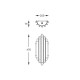 Aplica ALEXANDRIA W0556-02A-V7V7 Zumaline G9, Auriu, Polonia
