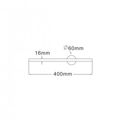 Aplica TROY W90477-40BK Zumaline LED, Negru, Polonia