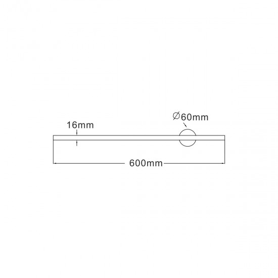 Aplica TROY W90477-60BK Zumaline LED, Negru, Polonia
