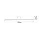 Aplica FAD WL22032H-L60 Zumaline LED, Auriu, Polonia