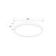 Plafoniera CAMI WM-BP1108-L-W Zumaline LED, Lemn, Polonia