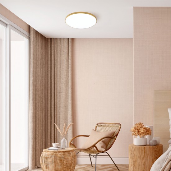Plafoniera VERI WM-C7300-M-G Zumaline LED, Auriu, Polonia